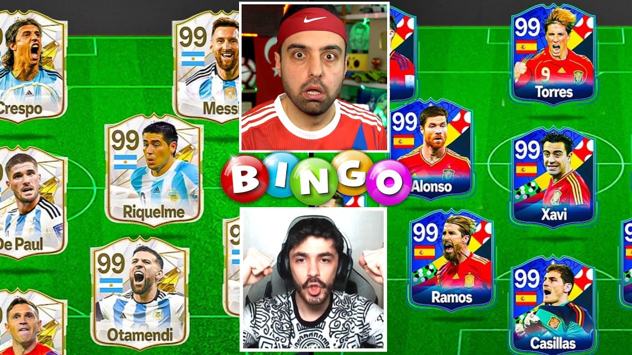 ARJANTİN VE İSPANYA CHALLENGE ! FUT DRAFT BİNGO KAPIŞMASI 2024 EA FC !
