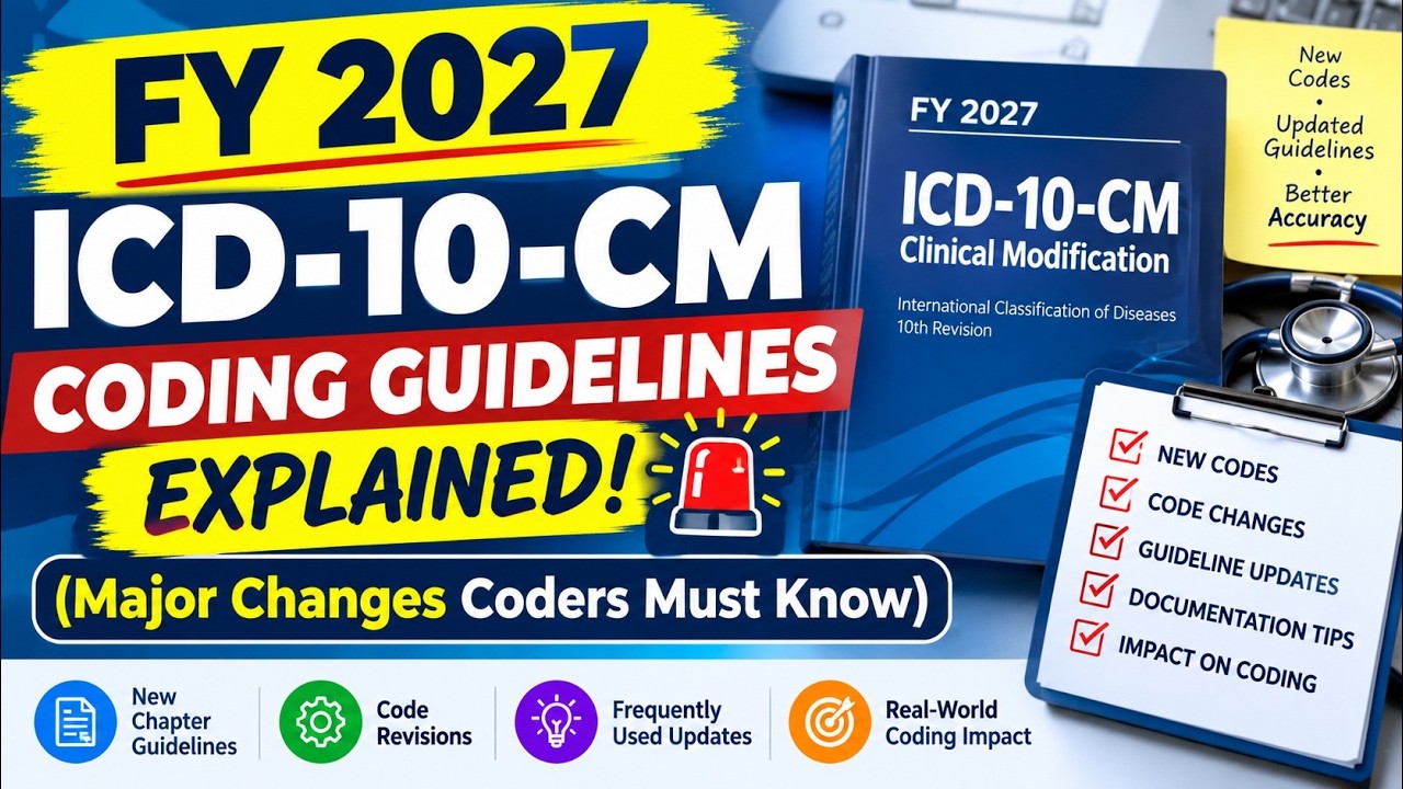 FY 2027 ICD-10-CM Coding Guidelines Explained! 🚨 (Major Changes Coders Must Know)