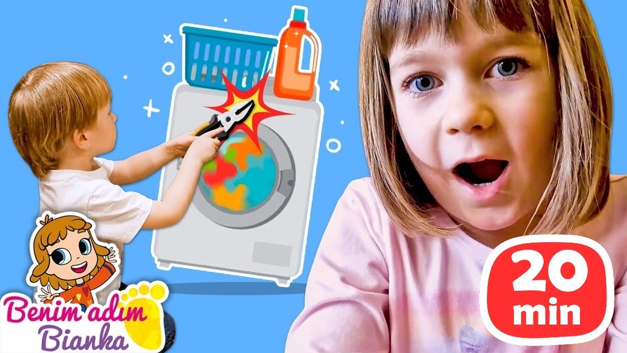 Kapuki Kids - eğlenceli çocuk videoları. Bianka, kardeşi Karl ve oyuncaklar