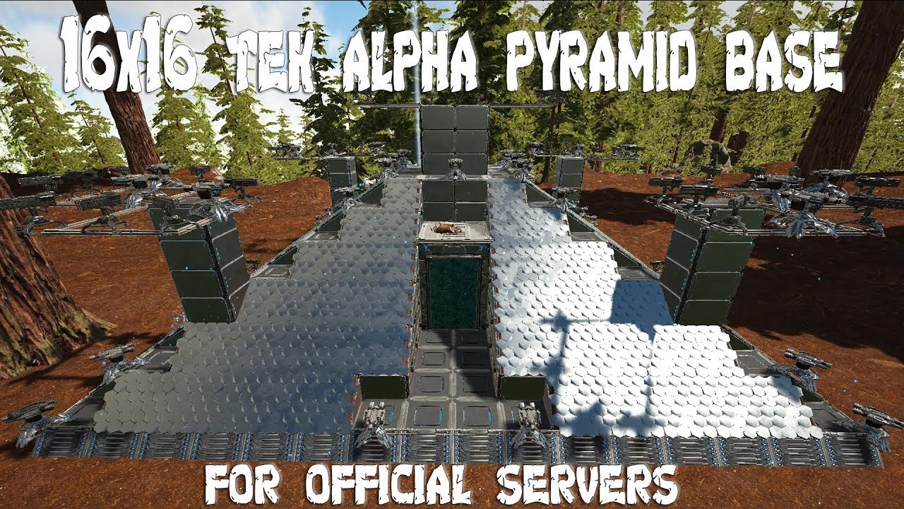 Ark: Survival Evolved | 16x16 Tek Alpha Pyramid Base