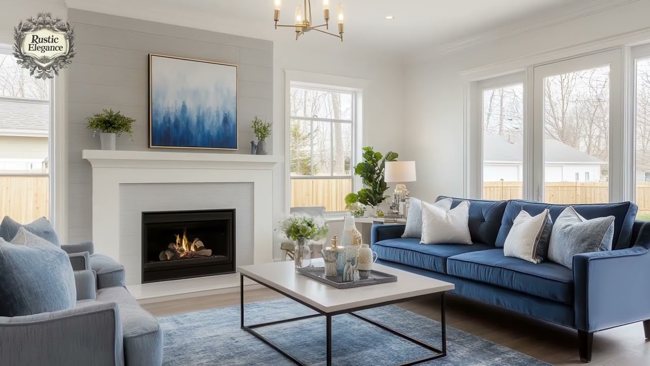 Vintage Farmhouse Cottage Tour | Cozy Blue, Yellow & Cream Decor for Every Season