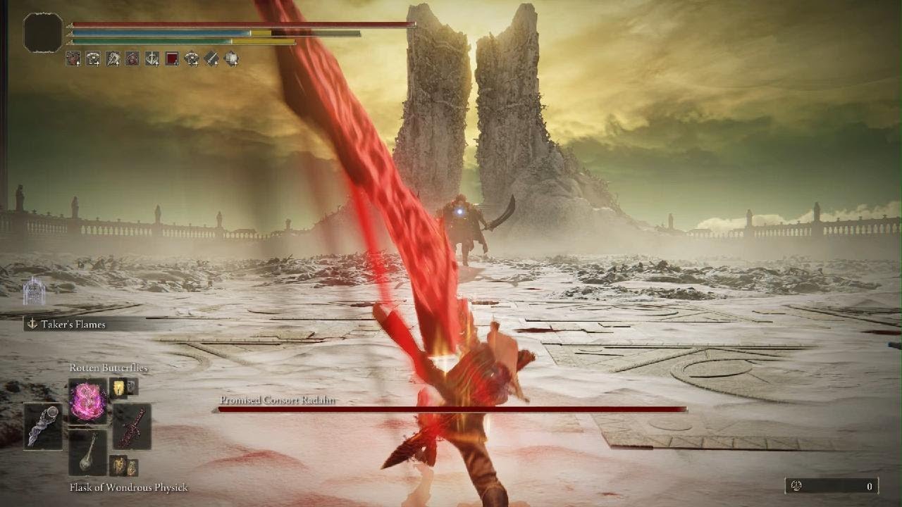 How to beat radahn with faith, blasphemous blade and Scarlett rot strategy | ng+++