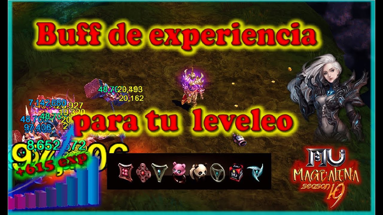 Buff de Experiencia para tu leveleo - Mu Magdalena s19