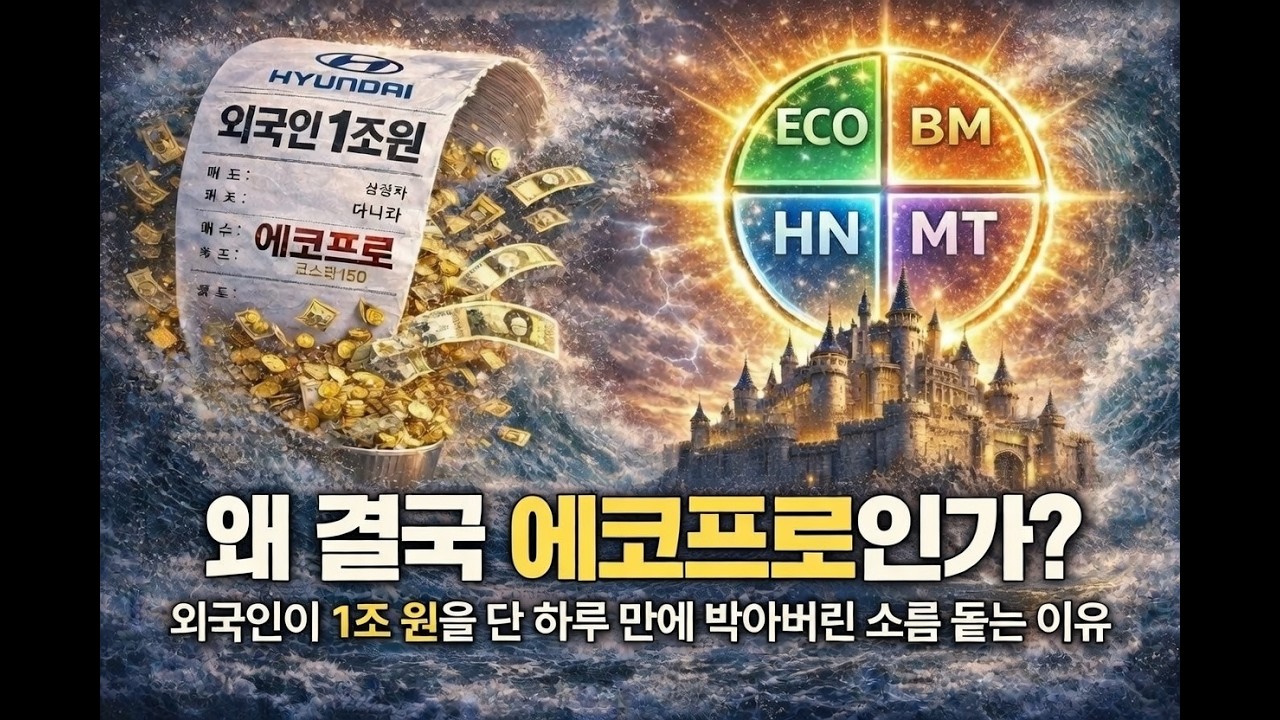 왜 결국 에코프로인가? 외국인이 1조 원'을 단 하루 만에 박아버린 소름 돋는 이유 #에코프로 #에코프로비엠 #에코프로머티 #에코프로에이치엔