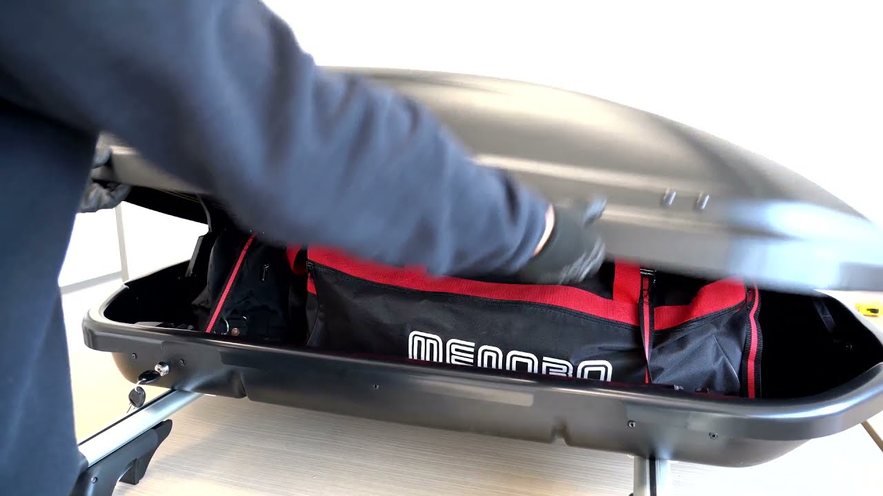 Fitting video for the Menabo 320L Roof Box