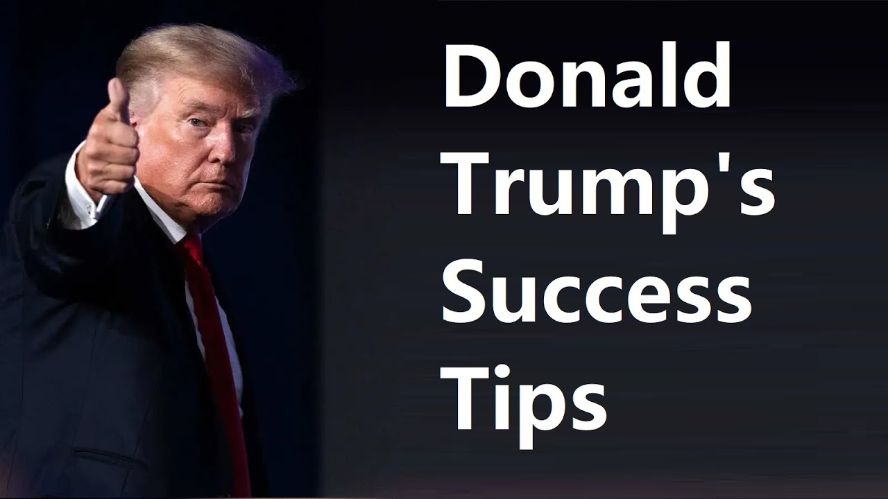Donald Trump&rsquo;s Success Tips | Donald Trump | A G Kannan | agk