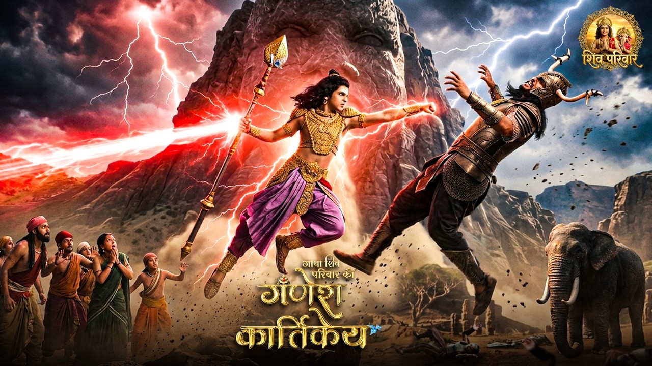 कार्तिकेय के एक प्रहार से दैत्य हुआ धराशायी | Ganesh Kartikeya | Latest Episode 2026 | Episode 23