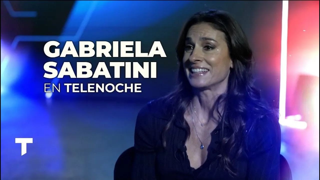 GABRIELA SABATINI EN TELENOCHE: "Me emociona ver el esfuerzo de los deportistas argentinos"