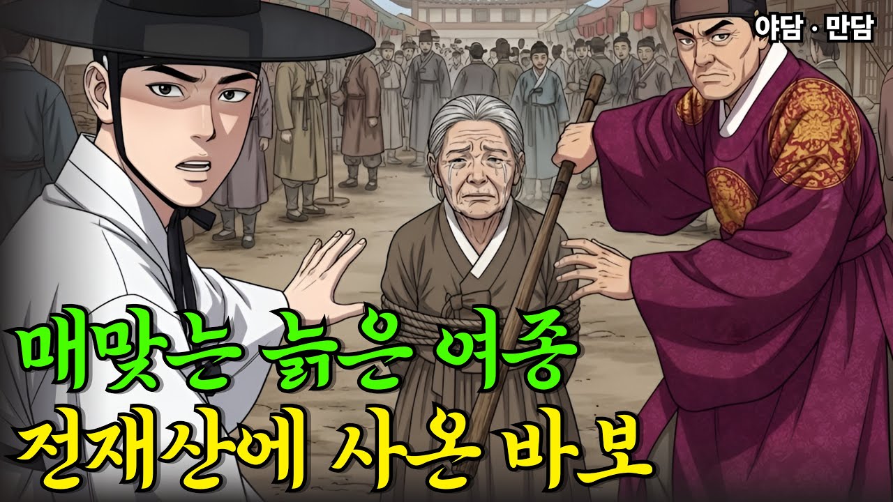 매맞는 늙은 여종 전재산을 주고 사온 선비의 최후 |야담|만담|옛날이야기|옛날만담|사연