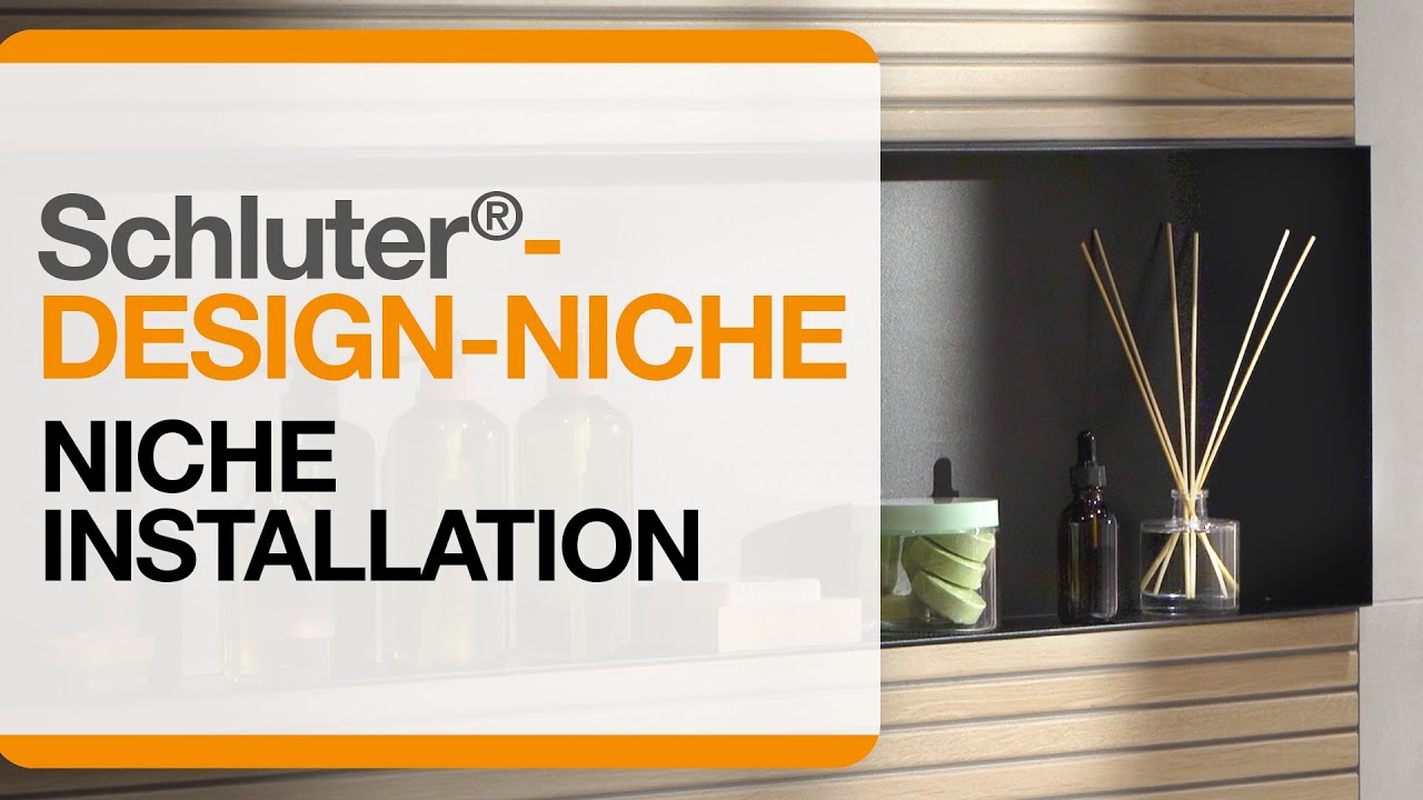 How to install the Schluter&reg;-DESIGN-NICHE