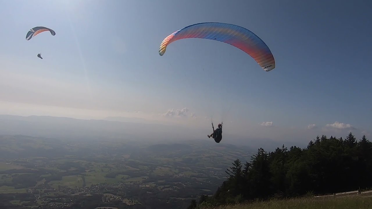 Parapente : initiation thermique au Semnoz