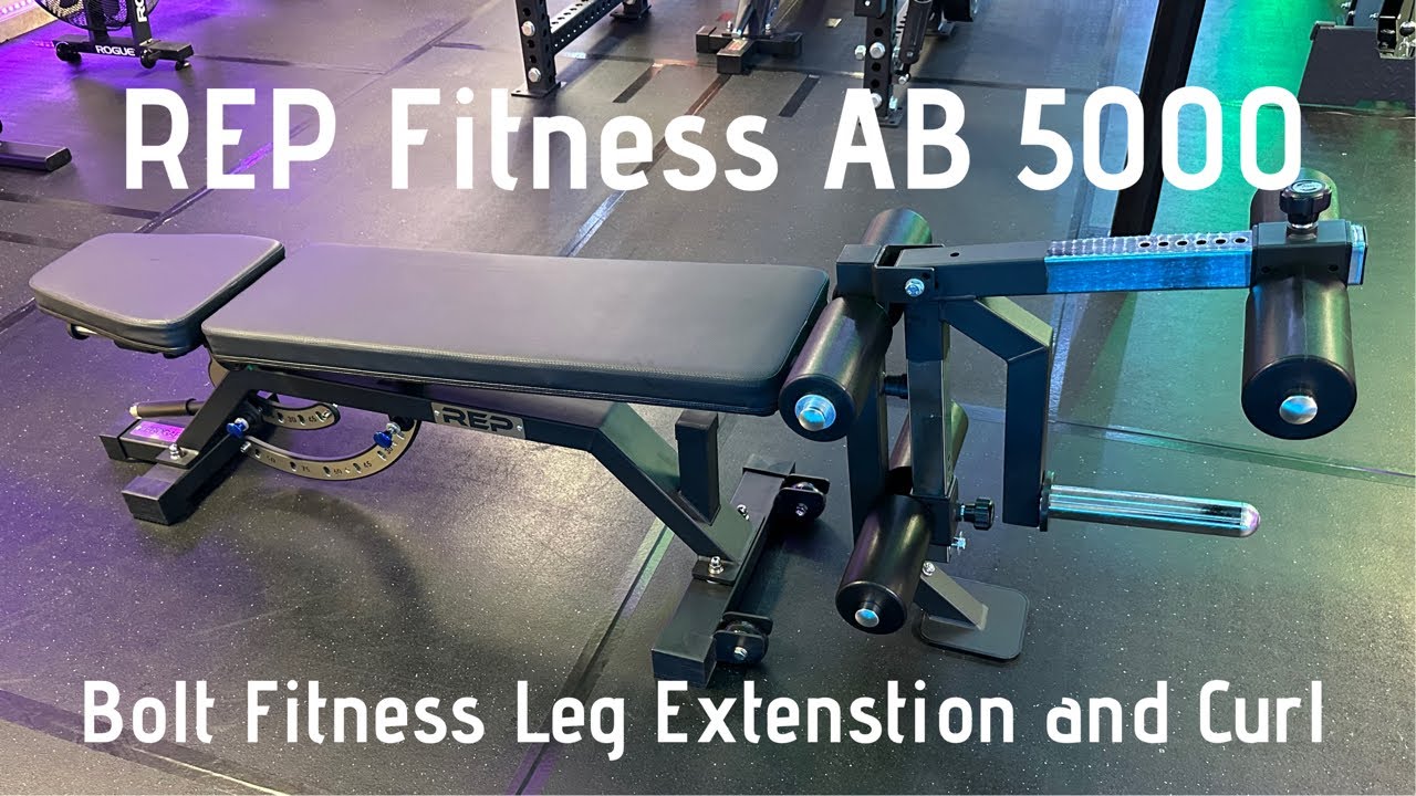 REP Fitness AB 5000 - Bolt Fitness Leg Extension and Curl Attachment