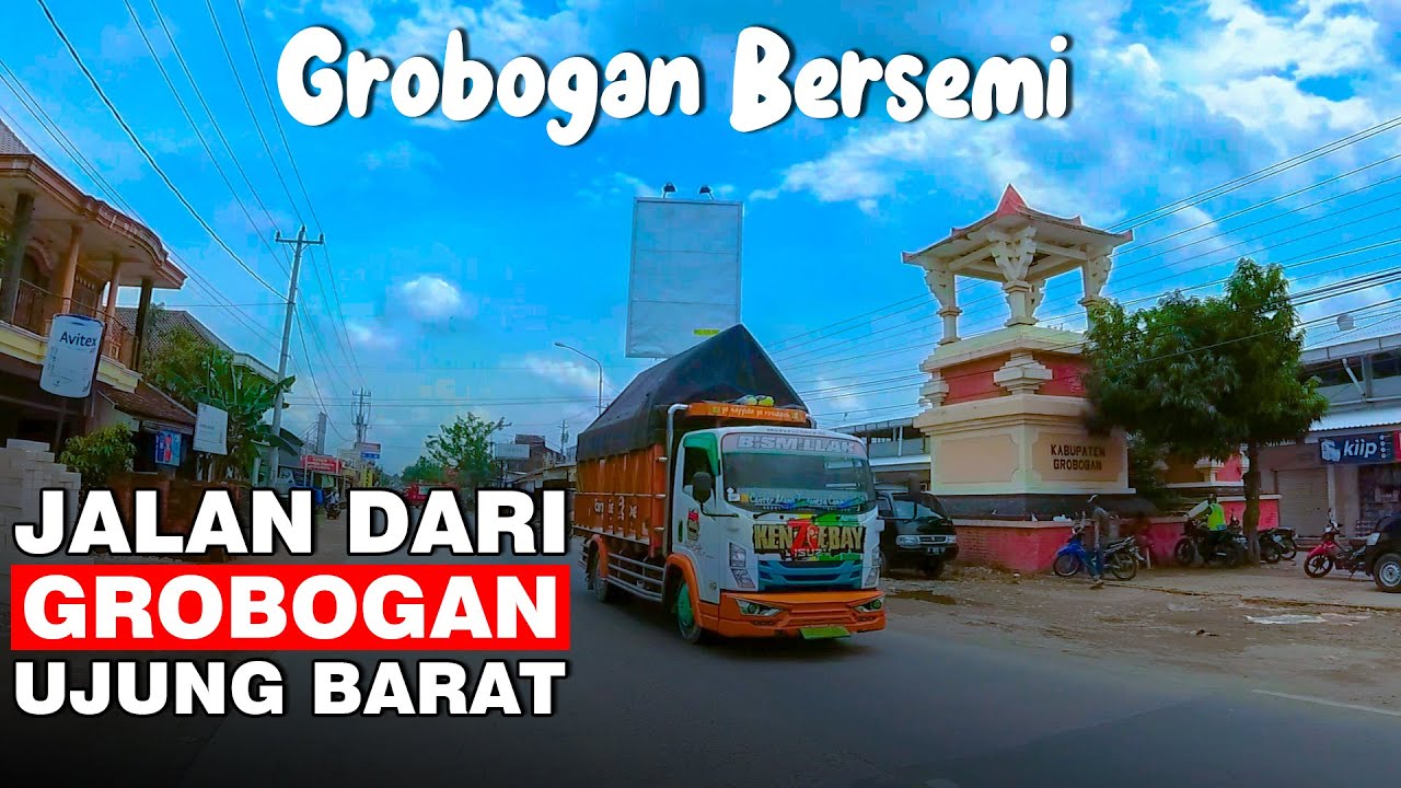 KONDISI TERKINI JALAN SEMARANG PURWODADI | TUGU PERBATASAN GROBOGAN