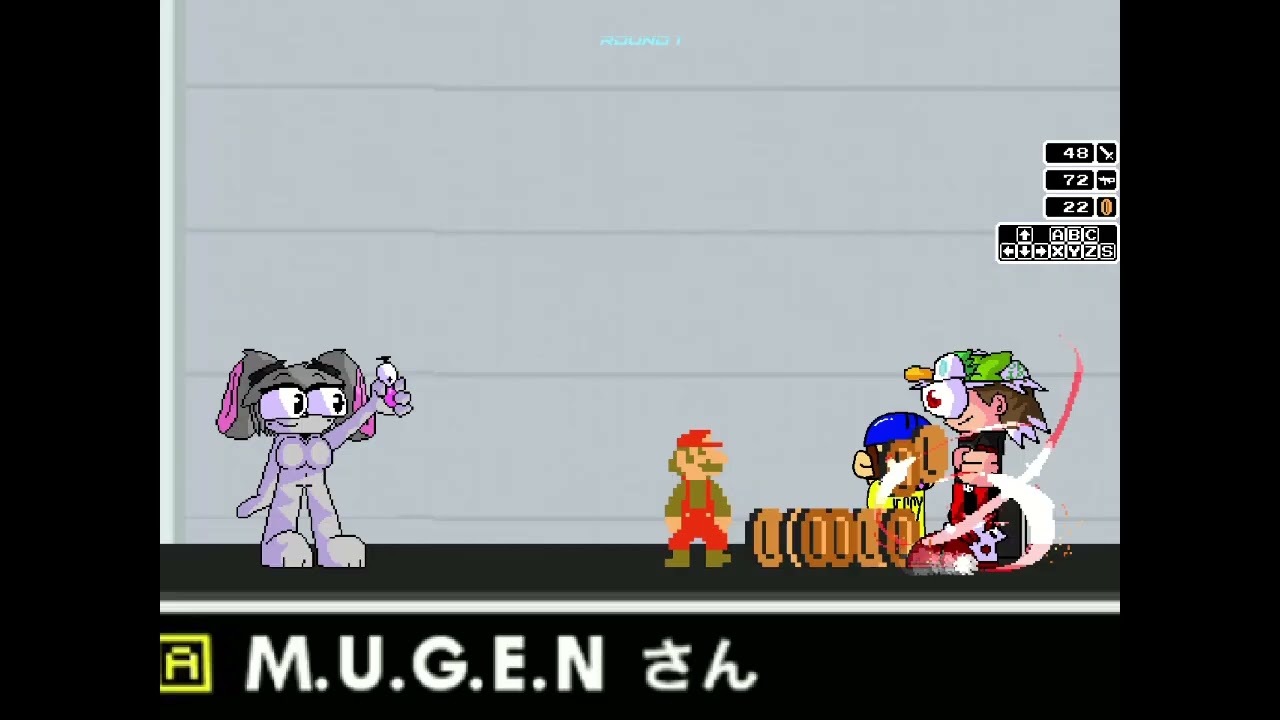 Mugen Battle - Chri$7i@n and Sponta VS New Madness Mario and Jeffy