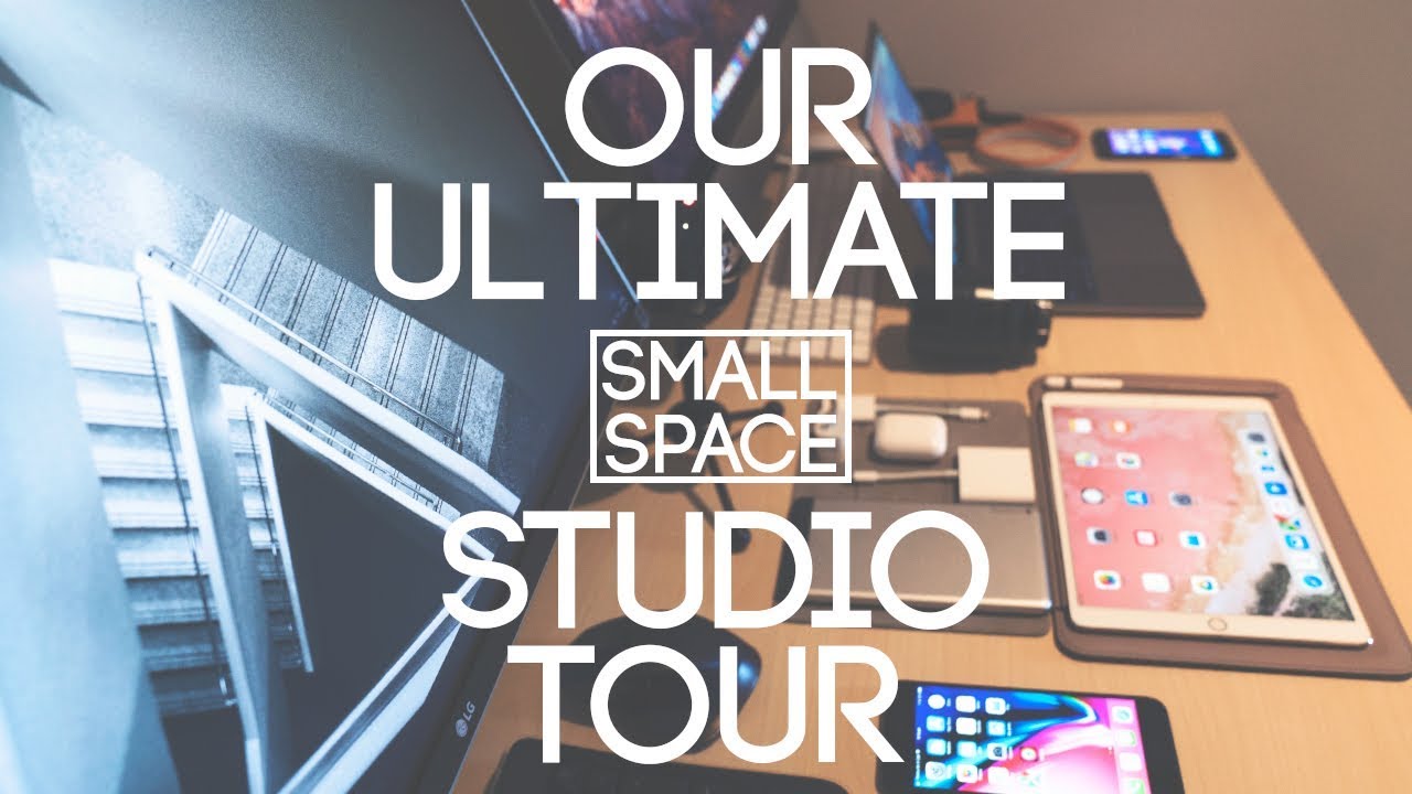 My Ultimate Small Space Studio Setup 2018 - Gaming & Editing Setup