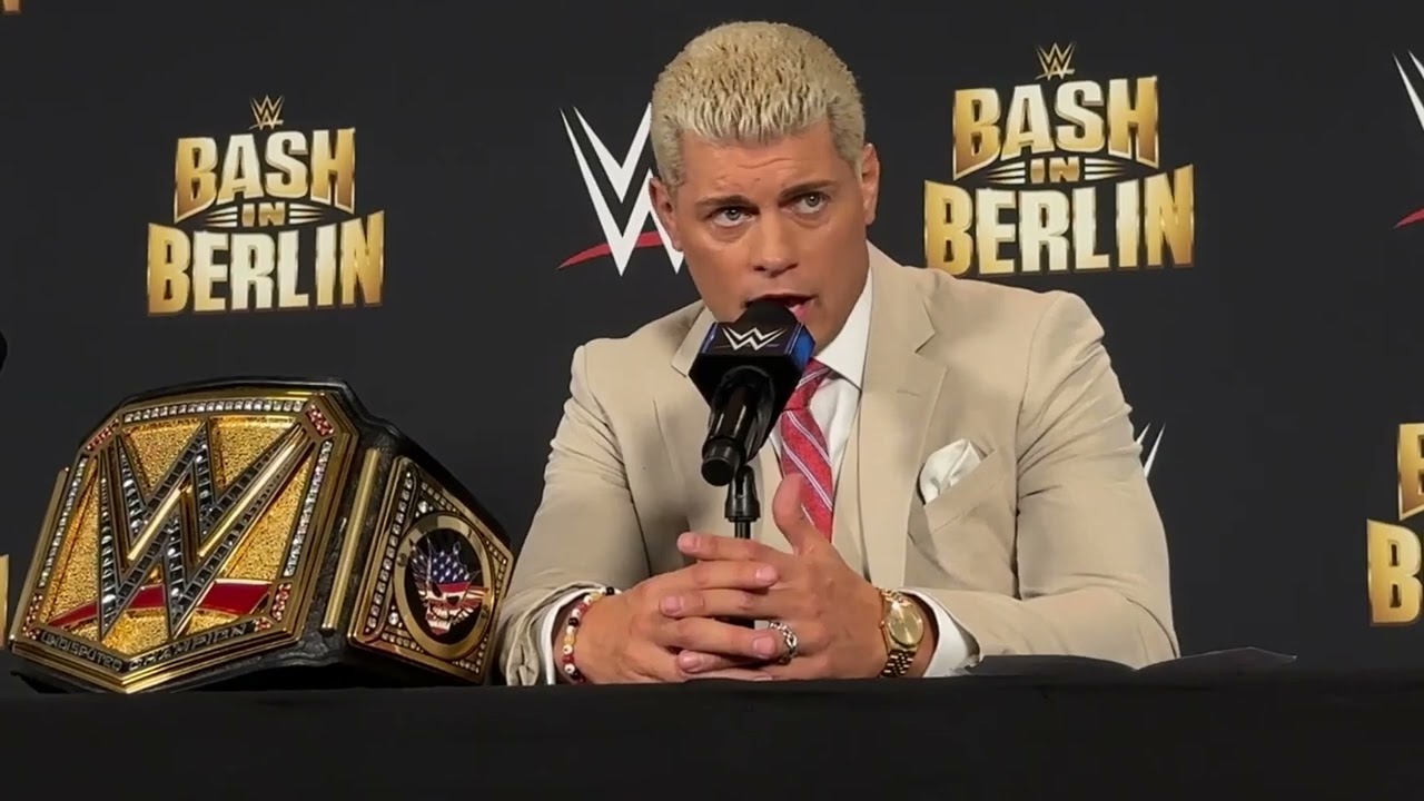 Cody Rhodes On Vince McMahon-Janel Grant Allegations (WWE Bash In Berlin Presser)