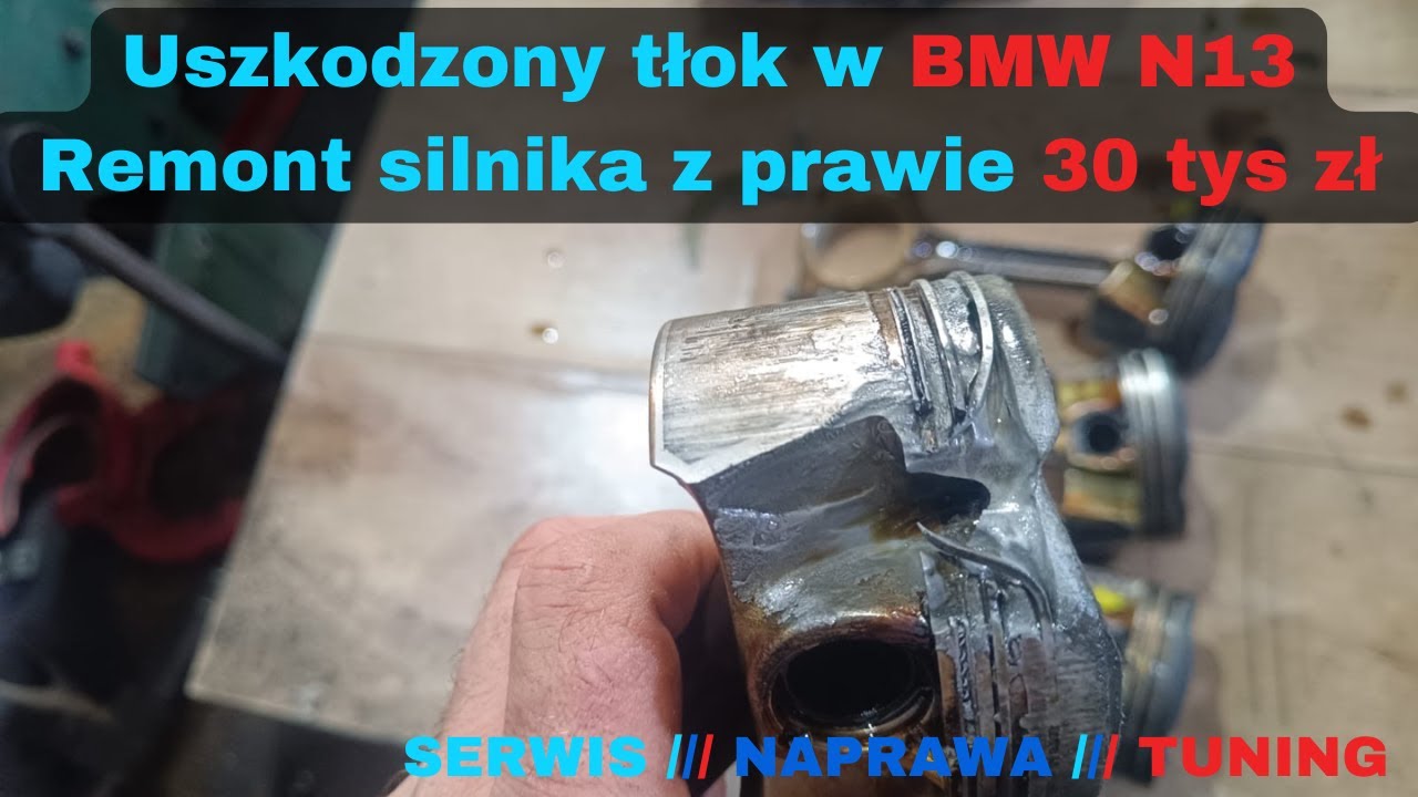 Remont silnika BMW N13 za prawie 30 tys zł ? Lejący wtrysk Uszkodzony tłok i nadmierny pobór oleju