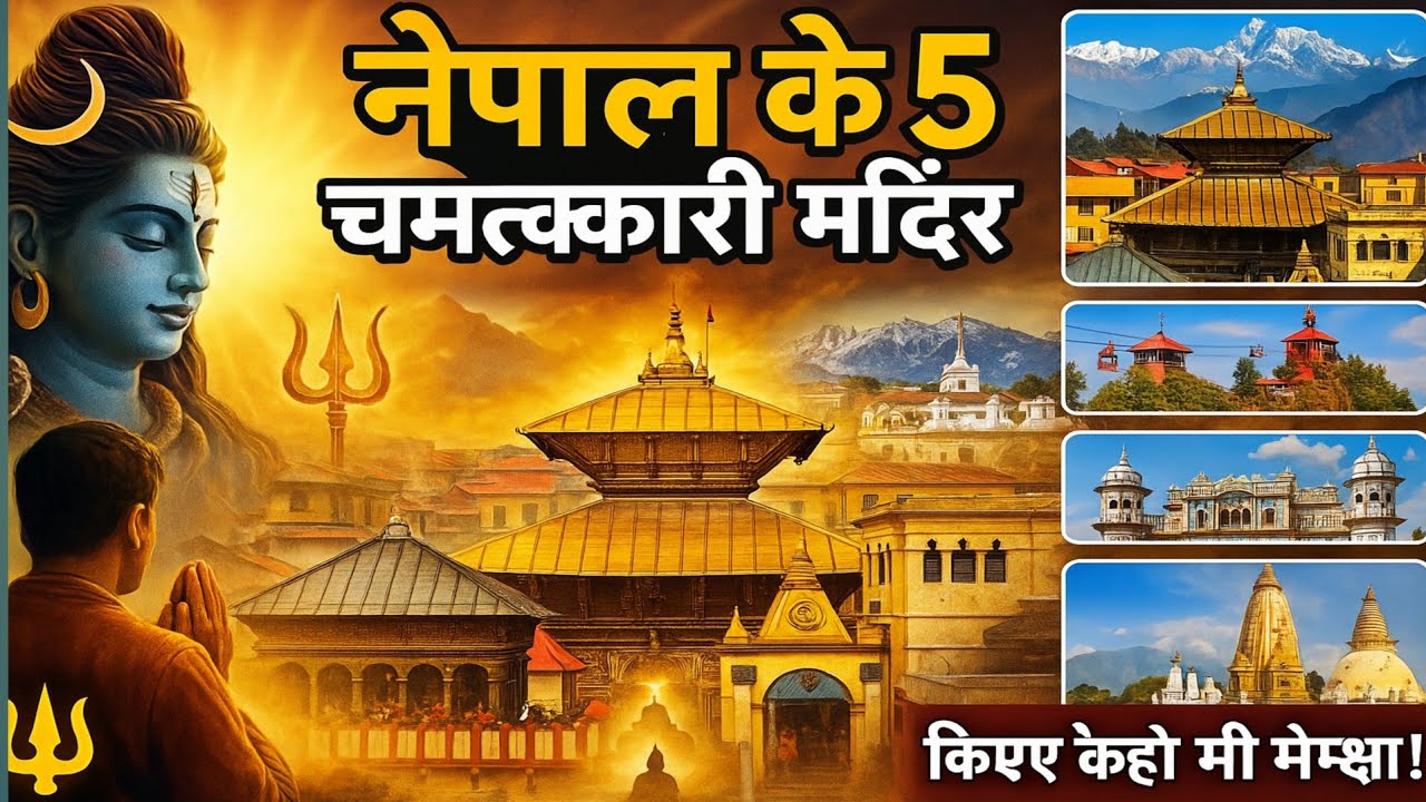 नेपाल के 5 विश्वप्रसिद्ध मंदिर – एक आध्यात्मिक यात्रा | नेपाल की धार्मिक धरोहरें/Pashupati Nath