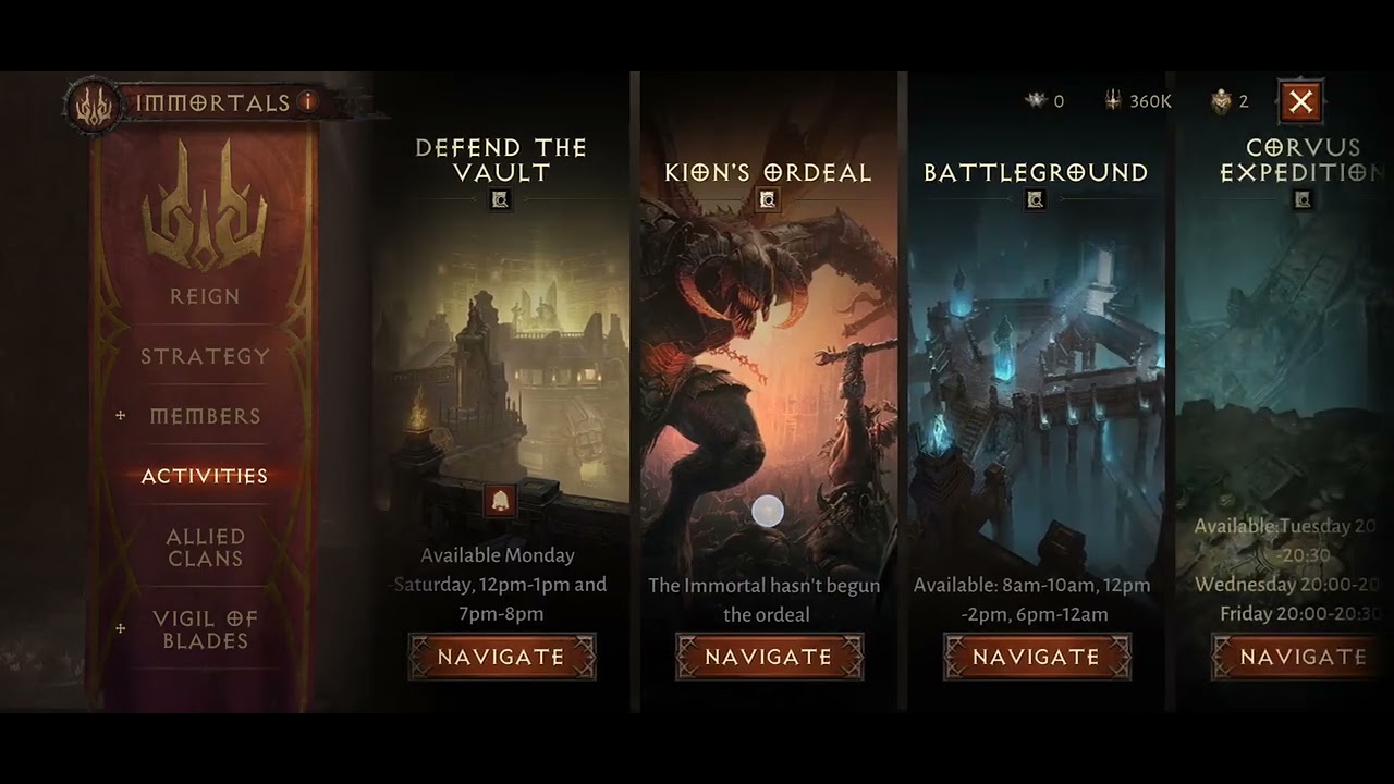 How to farm Hilts, Rare, Legendary, & Eternal Crest in Diablo Immortal