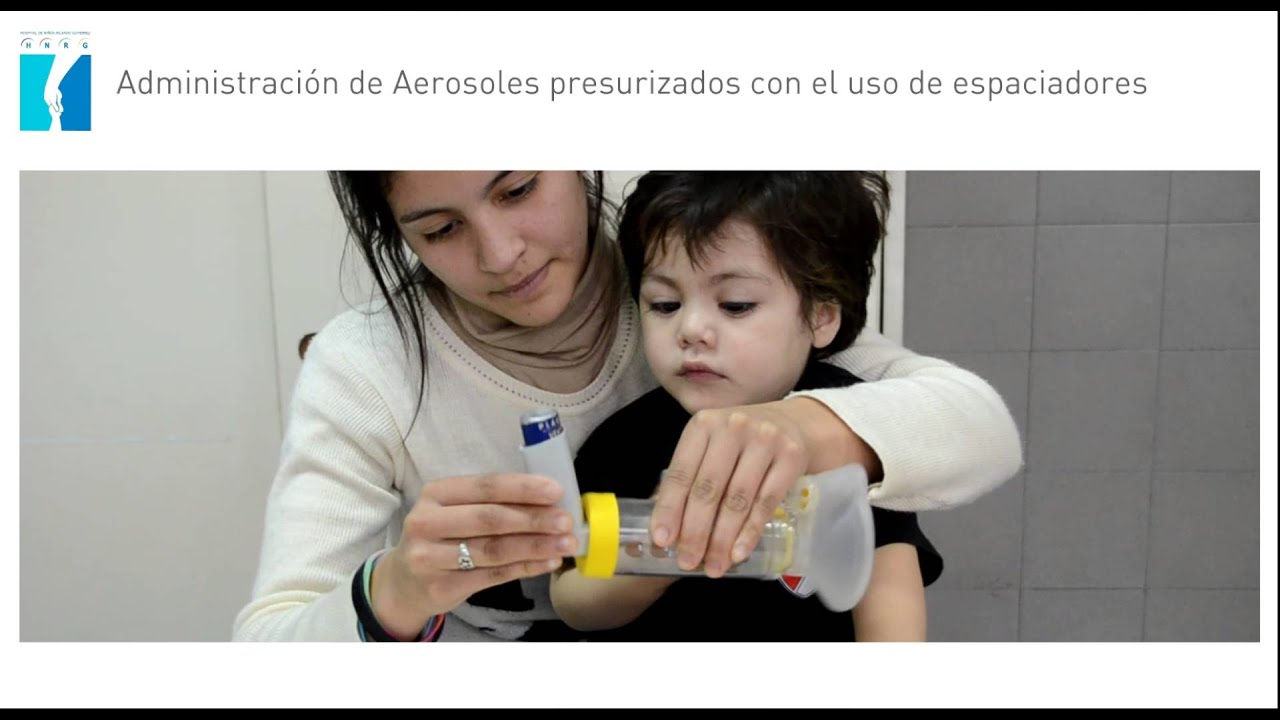 Administración de Aerosoles con Espaciadores
