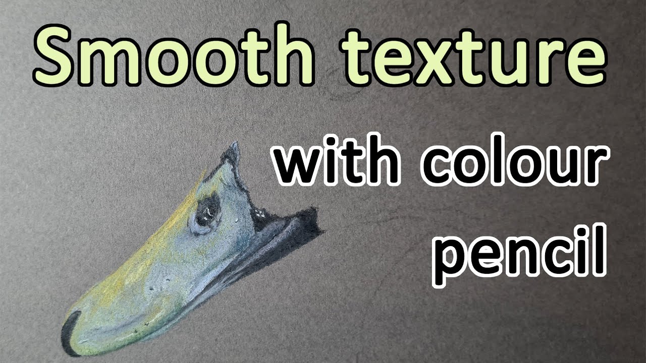 SMOOTH PENCIL BLEND - Get a smooth texture on grainy paper with colour pencil - Canson mi-teintes