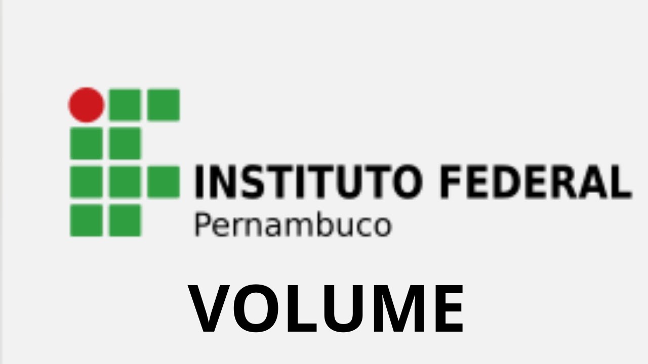 IFPE 2026.1 Questão 14 VOLUME 