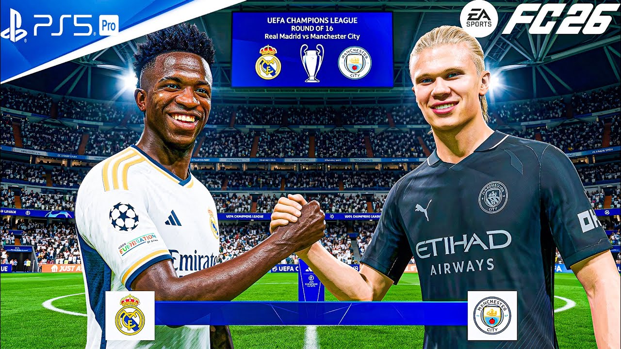 FC 26 - Real Madrid Vs Manchester City - UEFA Champions League - Round of 16 - PC™ [4K60]