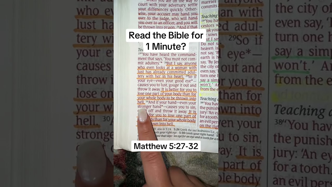 Adultery: More Than Just Sex (Matthew 5:27-32)