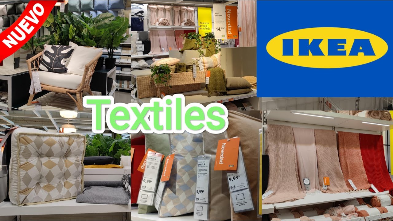 Ikea Novedades Primavera Textiles Mantas Cojines Colchas Fundas de Almohada Fundas de Cojín Colores🌷
