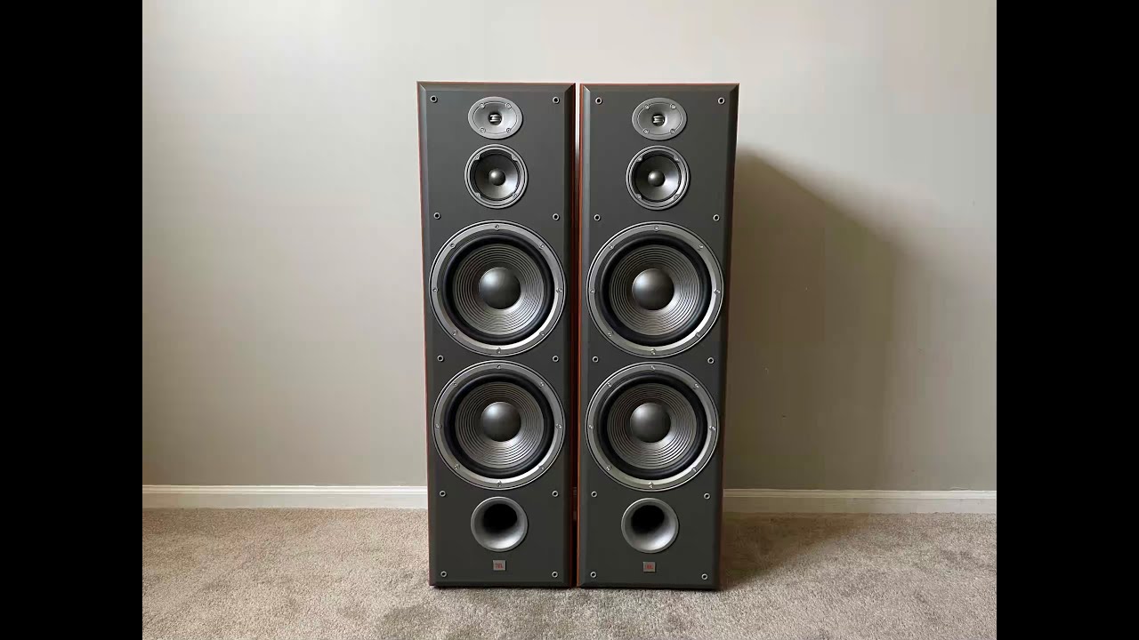 JBL E100 Northridge E Series 3 Way Tower Home Floor Standing Speakers
