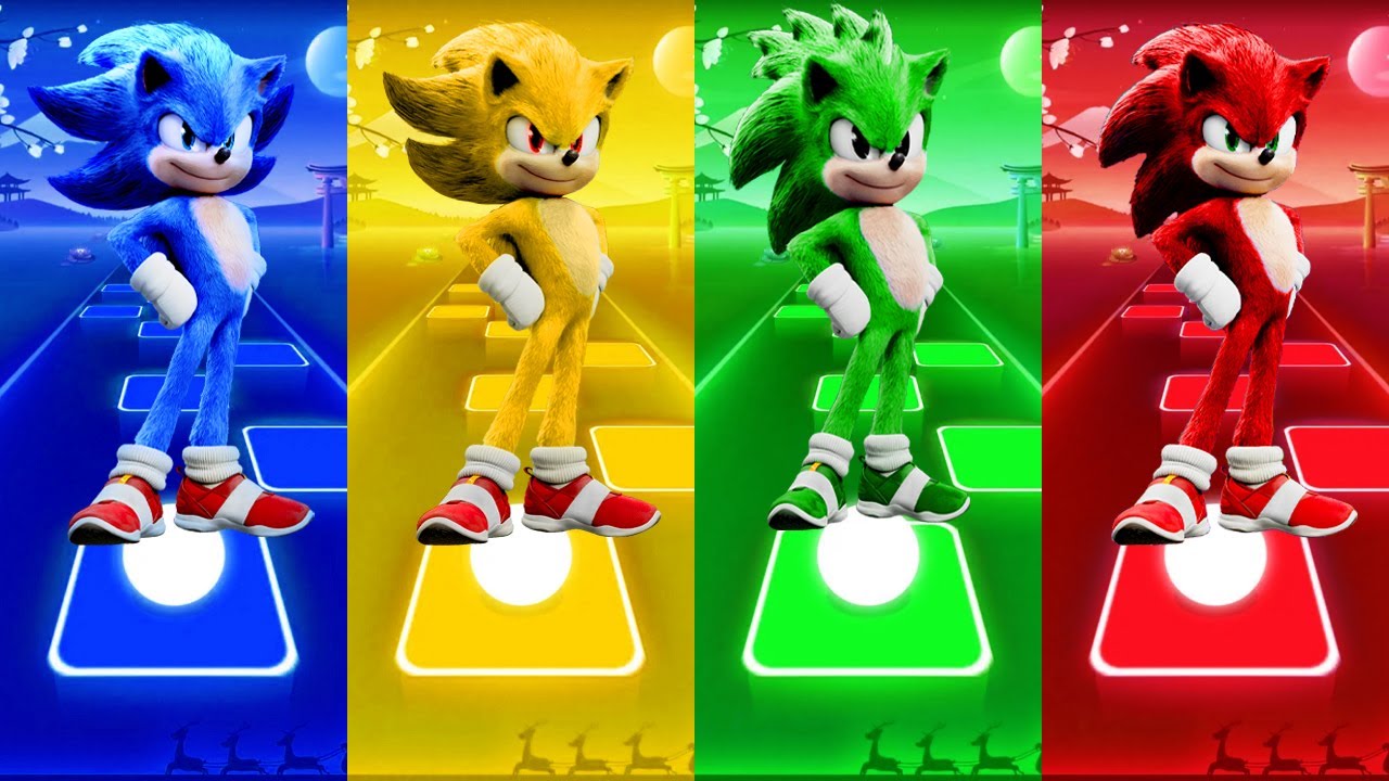Sonic The Hedgehog 🔴 Super Sonic 🔴 Green Sonic 🔴 Red Sonic | Coffin Dance Cover