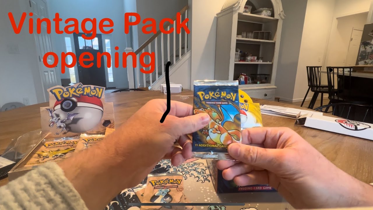 Vintage Pokemon Booster Pack Opening #1 (Neo Destiny, Base set, and Fossil)