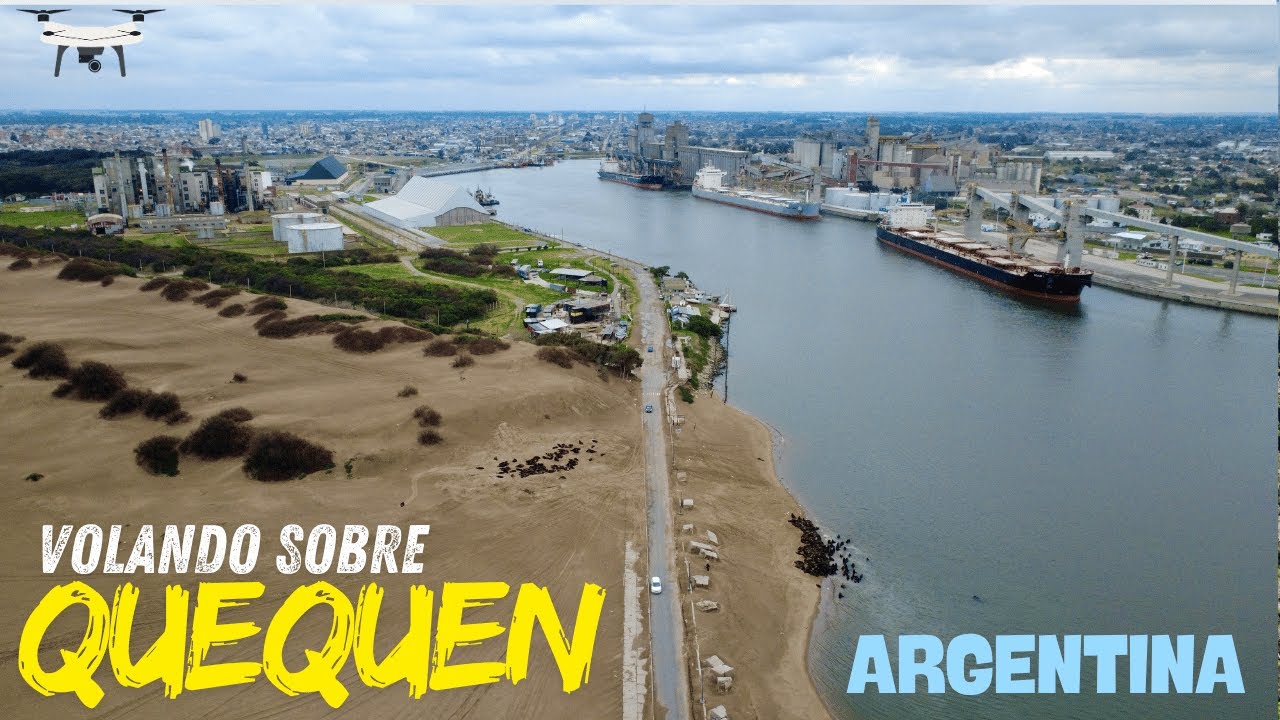 Quequen Buenos Aires Argentina DRONE FOOTAGE