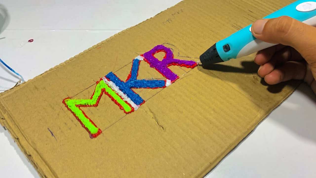 3D Pen-2 Unboxing & Testing | 3D pen ko use kese kre ??? | review-MKR Modified