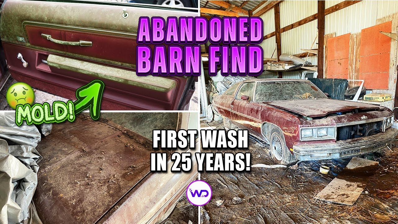 ABANDONED BARN FIND First Wash In 25 Years Chevy Caprice! Satisfying Car Detailing Restoration