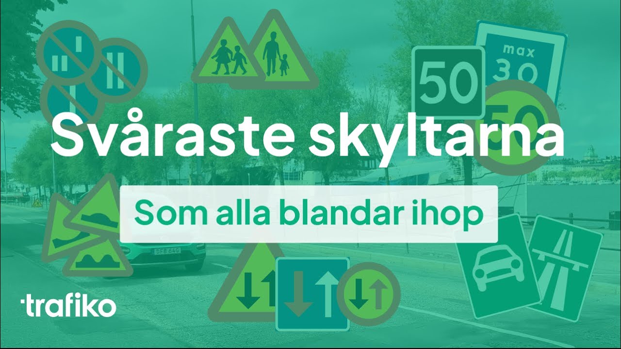 Svåraste skyltarna som alla blandar ihop