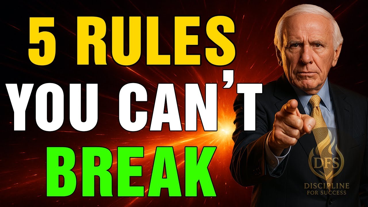 NEVER BREAK THESE 5 RULES OF LIFE | Best Jim Rohn Motivation - Discipline for Success