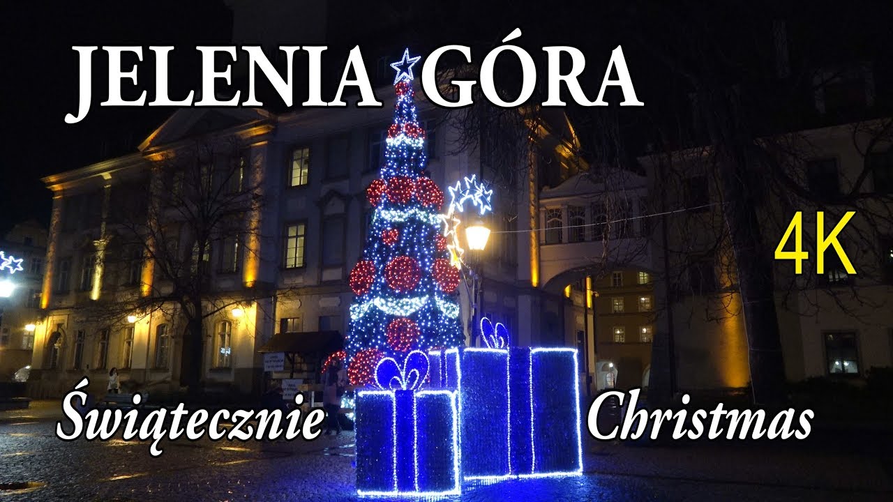 🇵🇱 JELENIA GÓRA 🎄 w Święta Bożego Narodzenia - Christmas [4K]