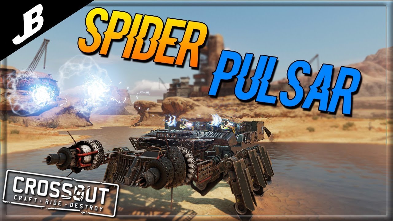 Stronger than the Tsunami cannon??? | Dual Pulsar plasma cannon on legs - Crossout Gameplay