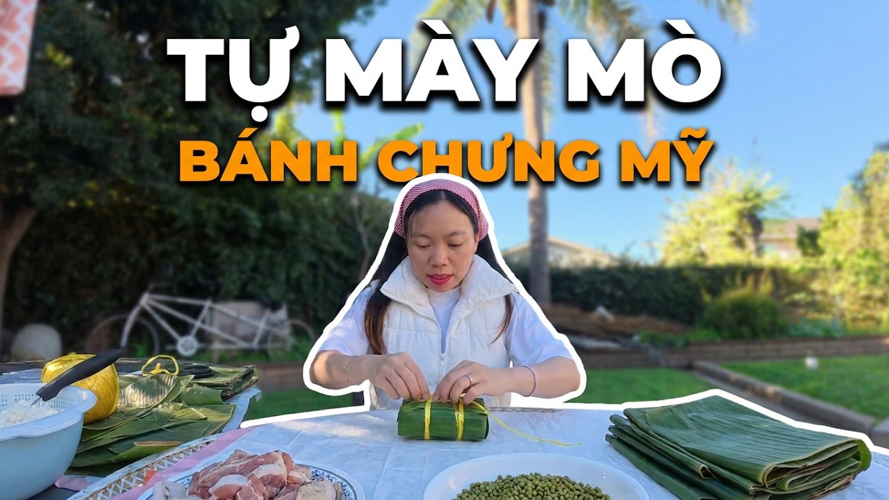 Ăn Tết xa quê: thử gói Bánh Chưng bằng NỒI CƠM ĐIỆN tại Mỹ và cái kết...