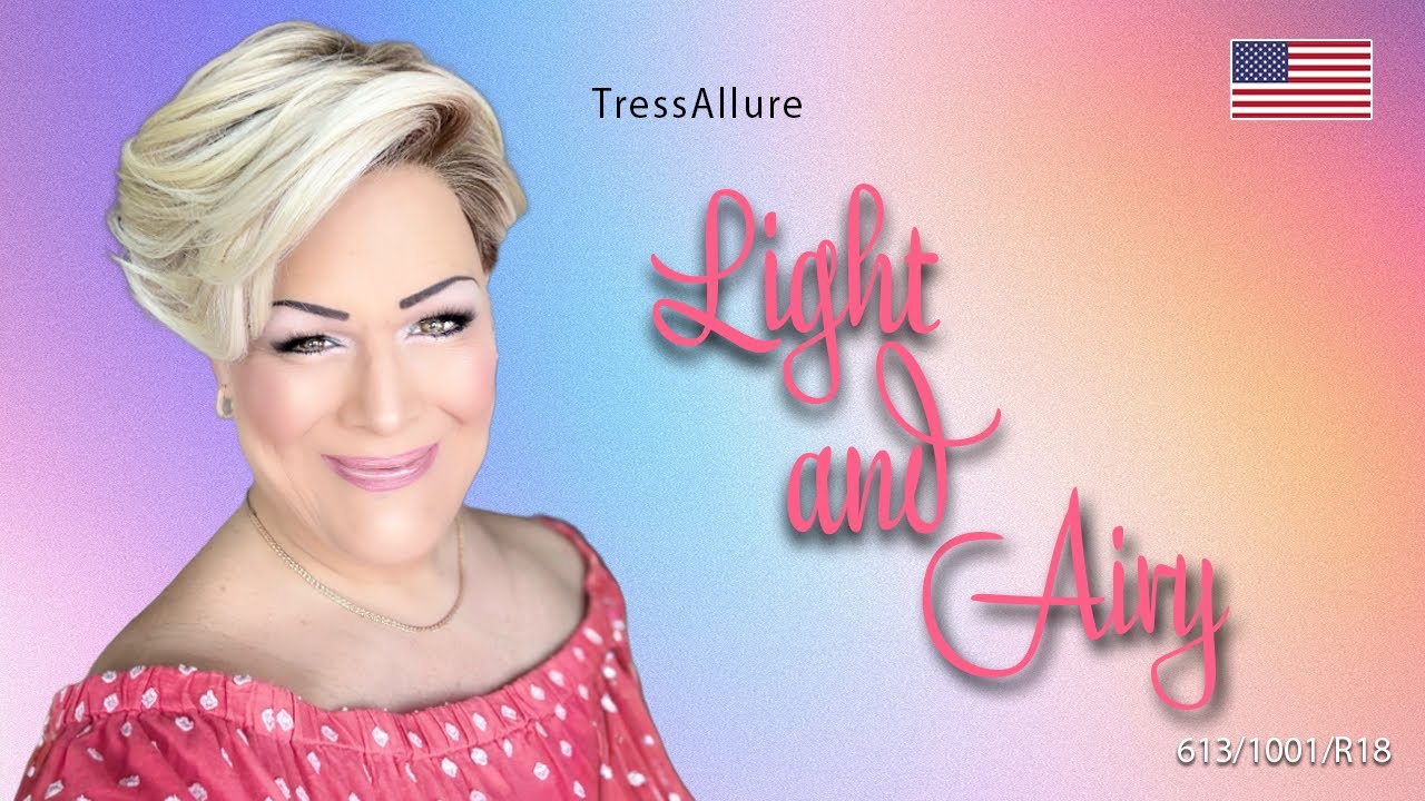 Light and Airy by TressAllure in 613/1001/R18 (wig review)