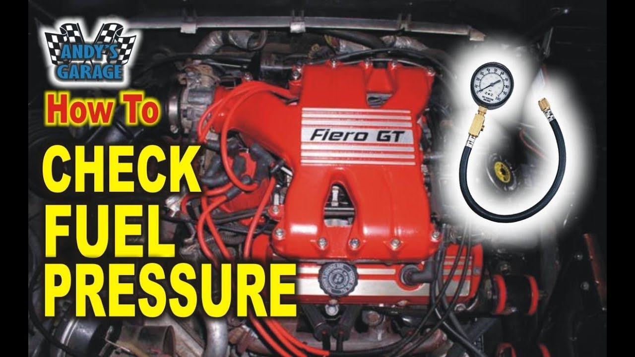 How To Check Fuel Pressure - Fiero GT (Andy’s Garage: Episode - 36)