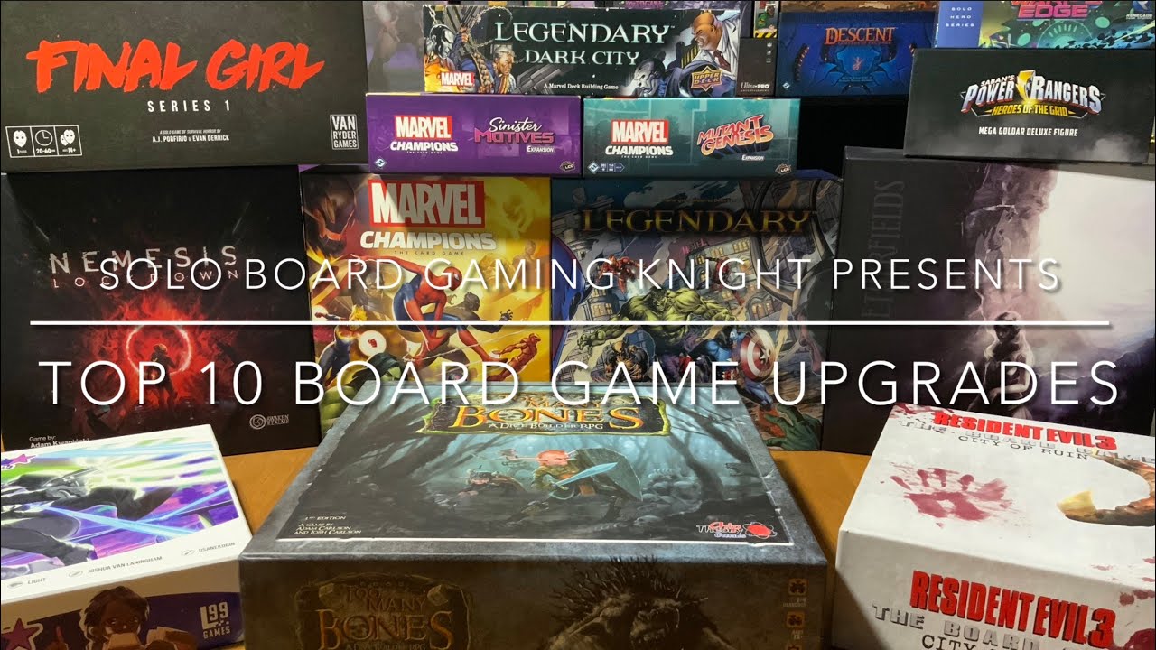 My Top 10 Board Game Upgrades - Top 10 Board Game Upgrades - SBGK