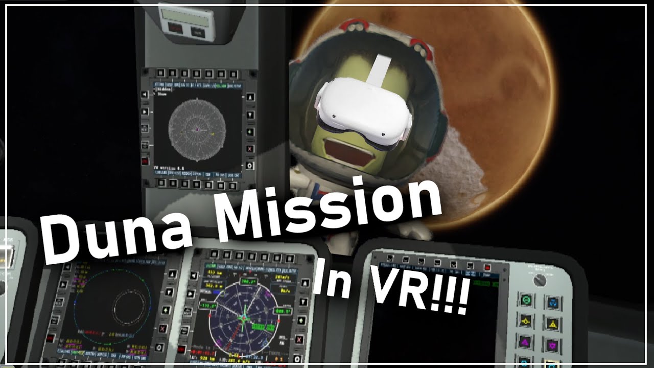 Landing a Rover On Duna in VR | Kerbal Space Progam