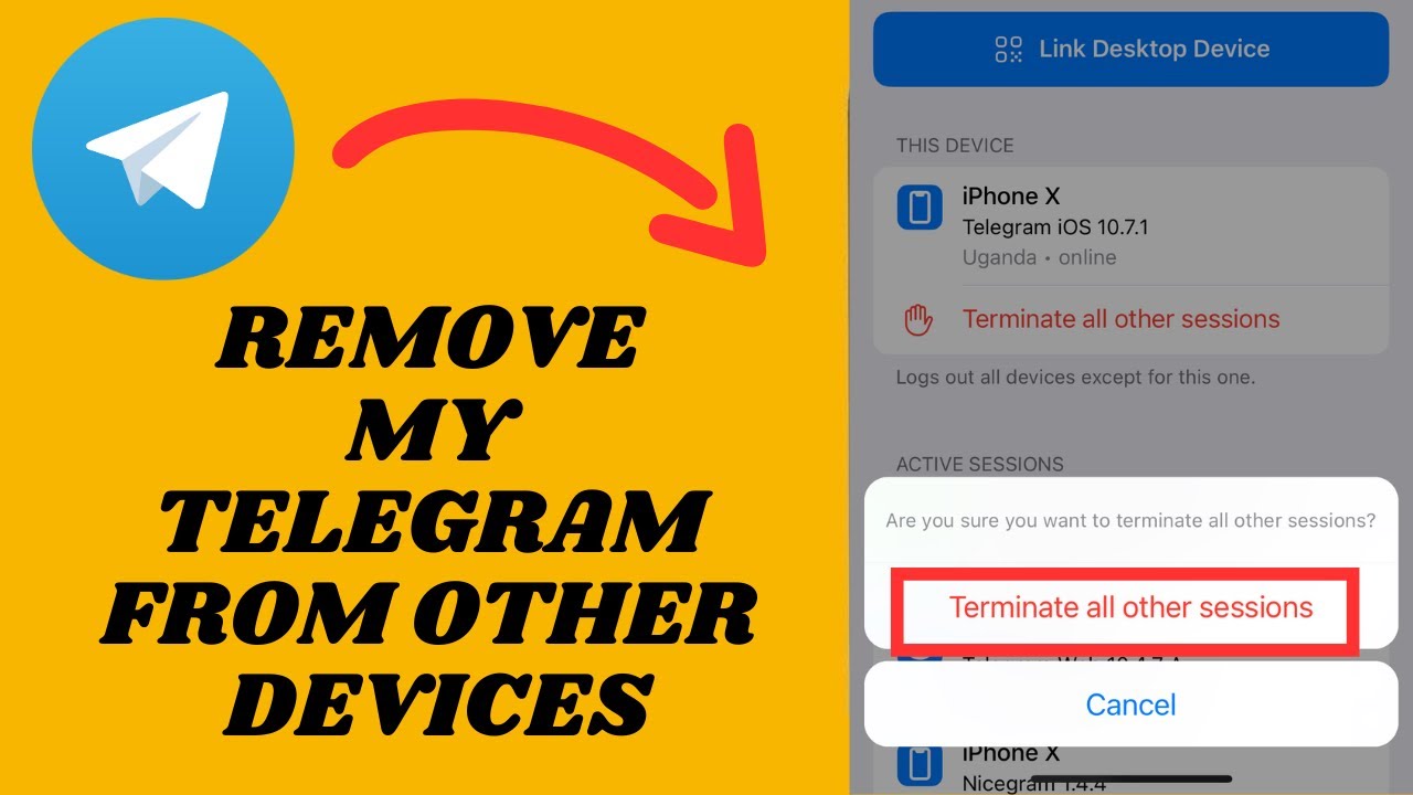 Remove My Telegram Account From Other Devices