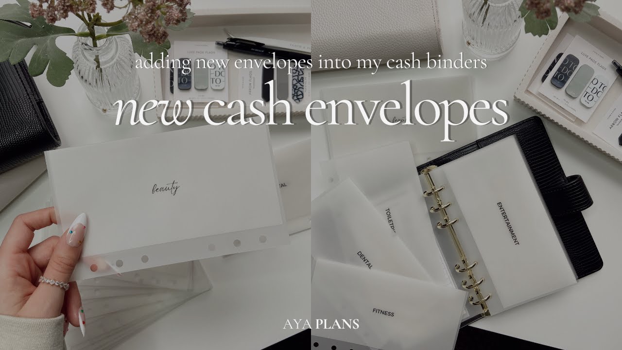 I Made New Cash Envelopes! | 2024 Cash Envelope + Binder Setup
