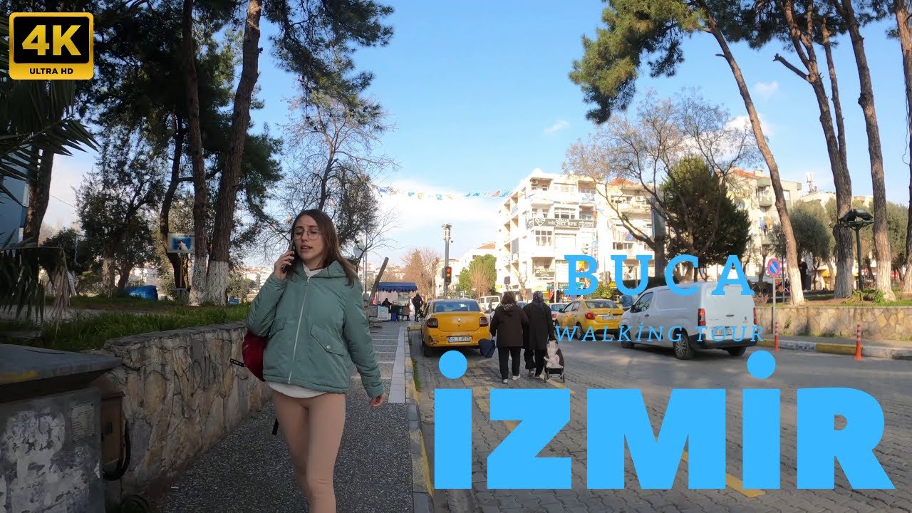 IZMIR BUCA WALKING TOUR l FEBRUARY 20TH 2024 l UHD 4K 60FPS