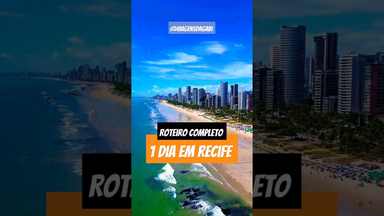 S&oacute; um dia em Recife? Descubra o que fazer na capital pernambucana! 🏖 #recife #dicasdeviagem #praia