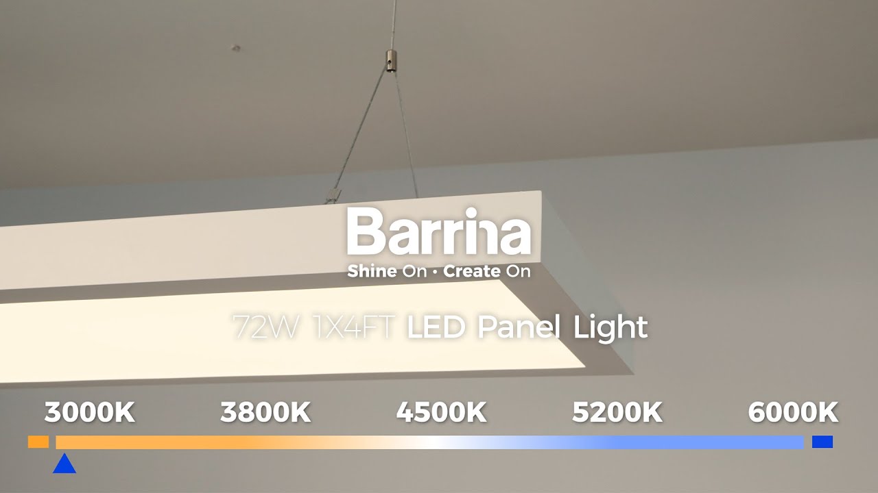 Barrina 1x4 LED Flat Panel Light #barrina #barrinashoplight #panellight #barrinalight