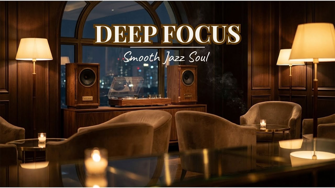 Night Jazz Lounge 🌙 Smooth Jazz & Soul Music for Late Night Work, Focus, and Relaxation